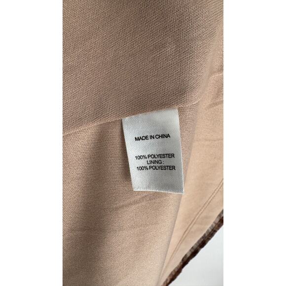 Drew Womens Pink  Floral Mini Dress Halter Neck Tiered Ruffled Size Small - Picture 8 of 8